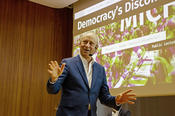 Michael Sandel at the SCRIPTS Lecture in Lecture Hall 1a of FU Berlin